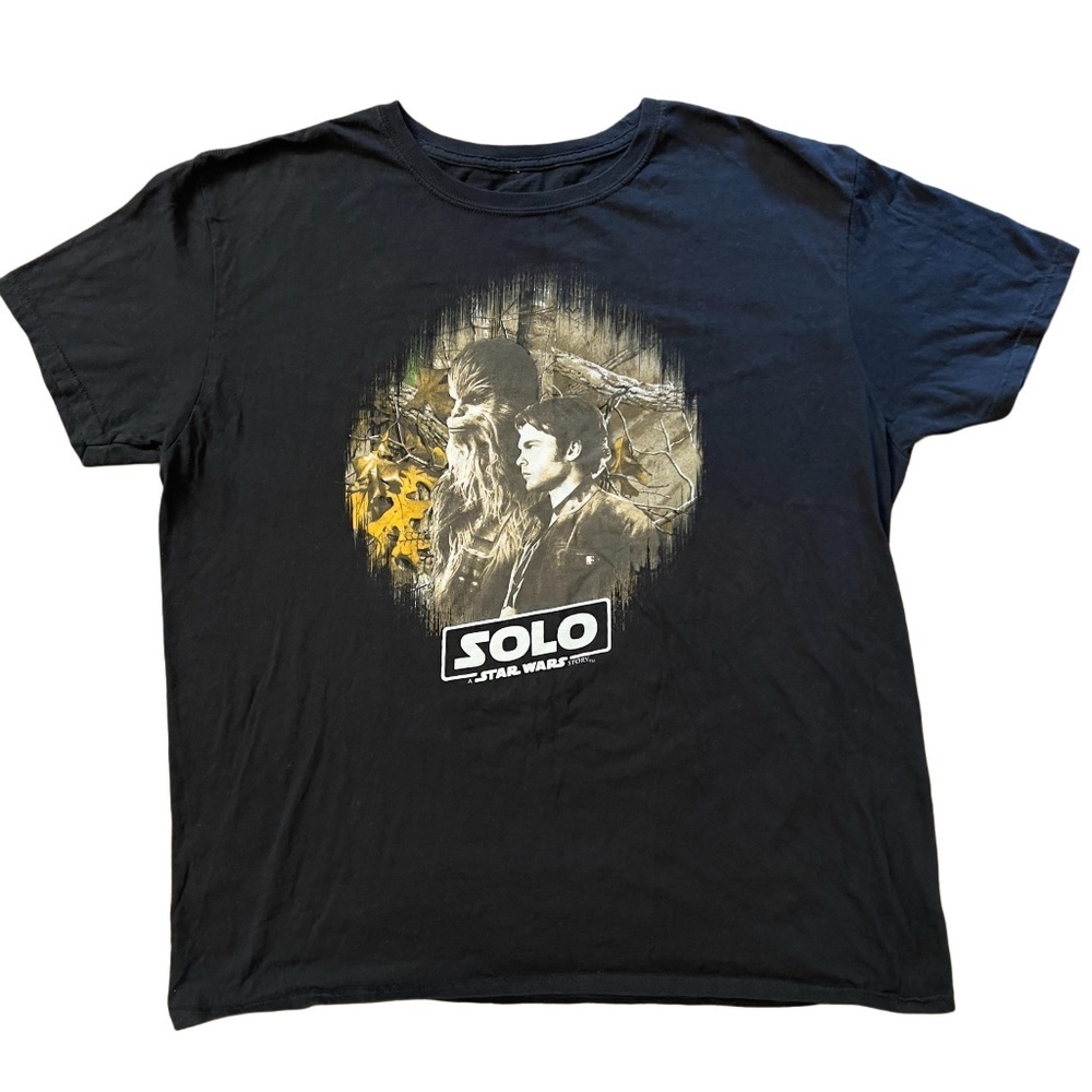 Star Wars Black "Solo - A Star Wars Story" Graphic T-Shirt Men's Size Xl